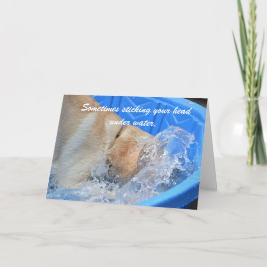 ouderdomsverjaardag kaart (Voorkant)