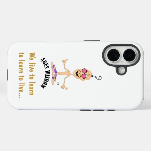 ouderdomswijsheid Case-Mate iPhone case (Achterkant (horizontaal))