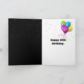 Oudere 80e verjaardag Humor Kaart (Binnen)