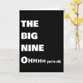 Oudere 90e verjaardag Humor Kaart (Gele Bloem)