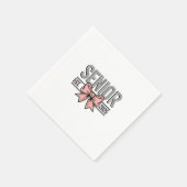 Oudere Afst 2025 Boog Coquette Afstuderen Servet (Hoek)