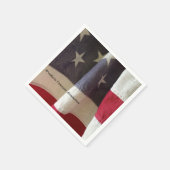 Oudere Amerikaanse vlag Servet (Hoek)