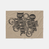 Oudere Beter Fleece Deken (Voorkant (Horizontaal))
