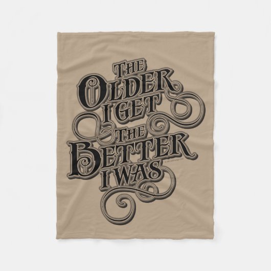Oudere Beter Fleece Deken (Voorkant)
