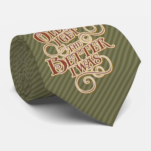 Oudere betere Stropdas (Opgerold)