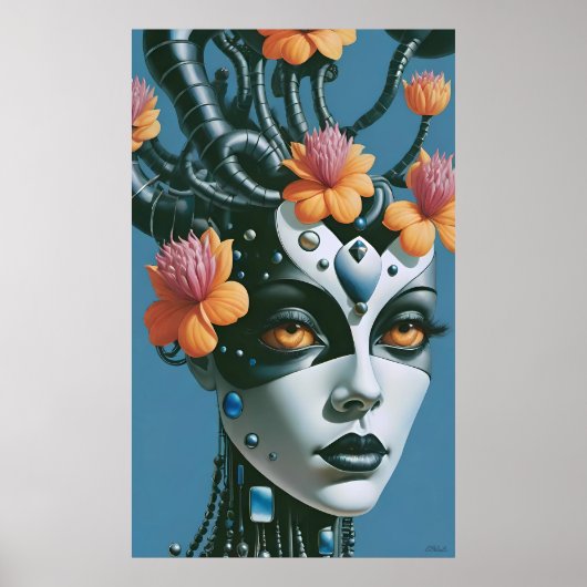 Oudere Bloem Staatsvrouw Poster (Voorkant)