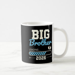 Oudere broer aan het laden 2026 zwangerschapsaanko koffiemok