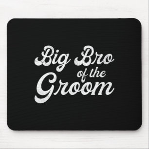 Oudere broer van de bruidegom shirts voor mannen j muismat