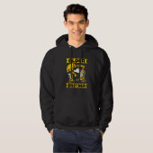 Oudere Broer van Kinderen 2023 Graver Graafmachine Hoodie (Voorkant volledig)