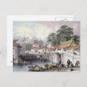 Oudere brug over de rivier de Chapro, c.1850 (c Briefkaart (Voorkant / Achterkant)