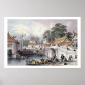 Oudere brug over de rivier de Chapro, c.1850 (c Poster (Voorkant)