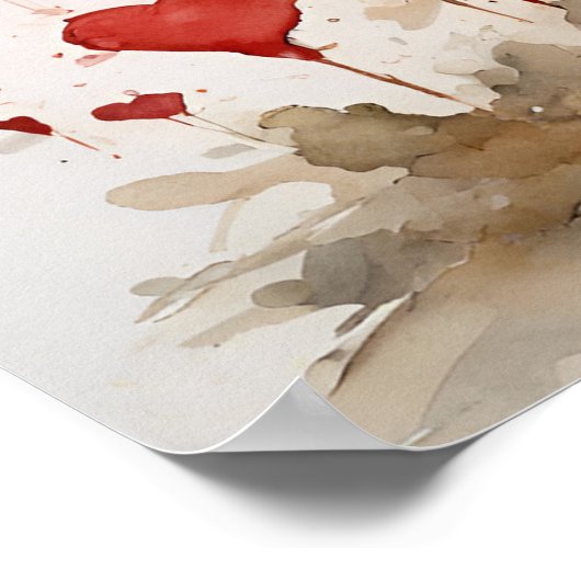 Oudere Cupido Valentijn Poster (Hoek)