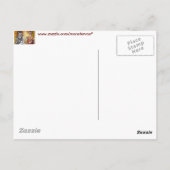 Oudere dames met een grotere draagtas briefkaart (Achterkant)