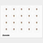 Oudere Emo Grappige Gothische Oudere Gotische Cott Ronde Sticker (Vel)