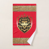 Oudere Engelse Royal Lion Designer Bad Handdoek (Handdoek)