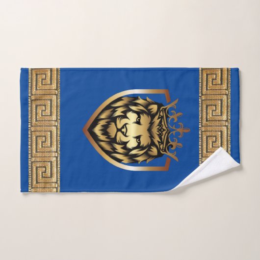 Oudere Engelse Royal Lion Designer Bad Handdoek (Handdoek)