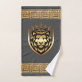 Oudere Engelse Royal Lion Designer Bad Handdoek (Handdoek)