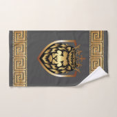 Oudere Engelse Royal Lion Designer Bad Handdoek (Handdoek)