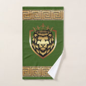 Oudere Engelse Royal Lion Designer Bad Handdoek (Handdoek)