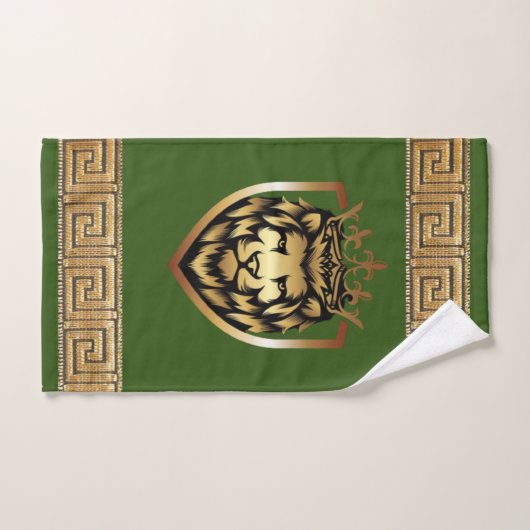 Oudere Engelse Royal Lion Designer Bad Handdoek (Handdoek)