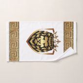 Oudere Engelse Royal Lion Designer Bad Handdoek (Handdoek)