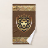 Oudere Engelse Royal Lion Designer Bad Handdoek (Handdoek)