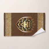 Oudere Engelse Royal Lion Designer Bad Handdoek (Handdoek)