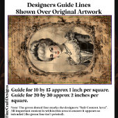 Oudere Franse Barok Portret Sepia CW8L Decoupage Tissuepapier