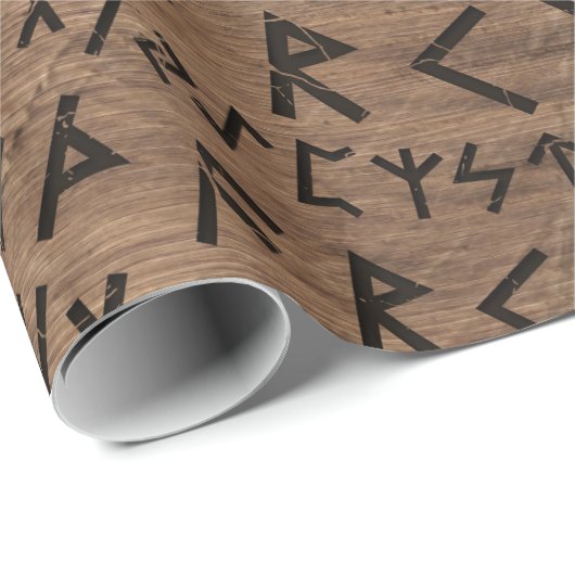 Oudere Futhark Circular Composition Cadeaupapier (Rol Hoek)