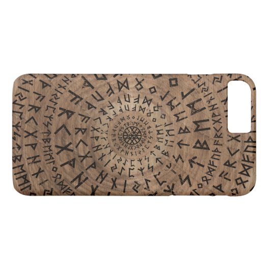 Oudere Futhark Circular Composition Case-Mate iPhone Case (Achterkant (Horizontaal))