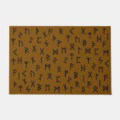 Oudere futhark-runen deurmat (Voorkant)
