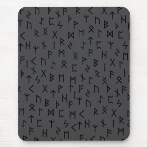 Oudere futhark-runen muismat