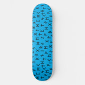 Oudere futhark-runen persoonlijk skateboard (Voorkant)