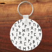 Oudere futhark-runen sleutelhanger (Achterkant)