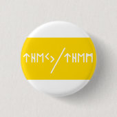 Oudere Futhark Zij/hen spreuken Ronde Button 3,2 Cm (Voorkant)