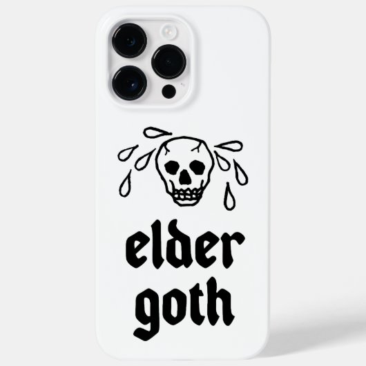 Oudere Gothic Case-Mate iPhone Case (Achterkant)