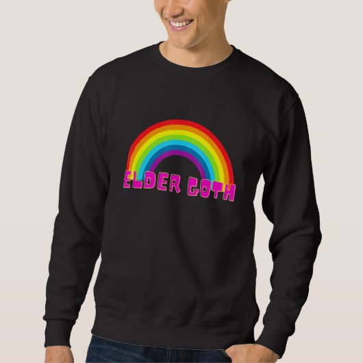 Oudere Gothic Gothic Rainbow Trui (Voorkant)