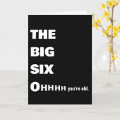 Oudere Humor van 60 jaar Kaart (Gele Bloem)