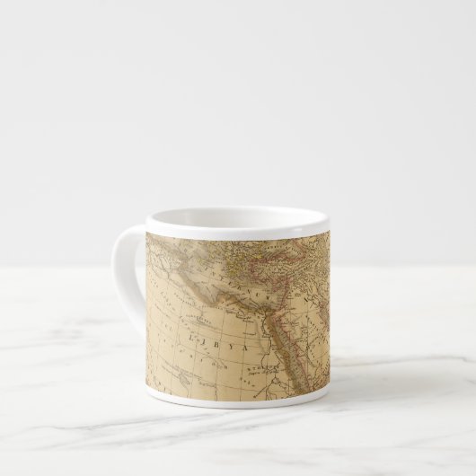 Oudere kaart espresso kop (Links)