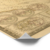 Oudere kaart poster (Hoek)