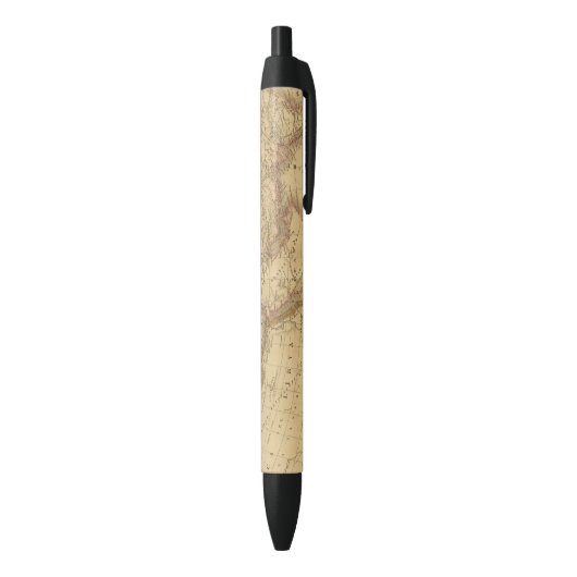 Oudere kaart zwarte inkt pen (Achterkant (Verticaal))