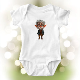 Oudere Kerst Elf Baby Bodysuit