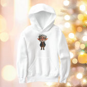 Oudere Kerst Elf Boy's Hoodie