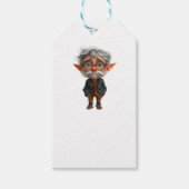 Oudere Kerst Elf Kraft Cadeau Labels Cadeaulabel (Voorkant)