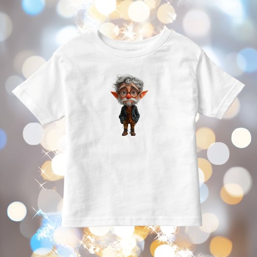 Oudere Kerst Elf Peuter T-shirt