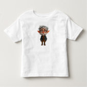 Oudere Kerst Elf Peuter T-shirt (Voorkant)
