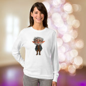 Oudere Kerst Elf Vrouwen T-shirt