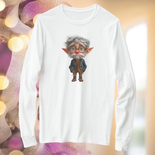 Oudere Kerst Elf Vrouwen T-shirt