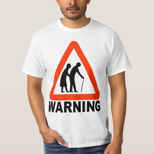 Oudere kruising - pensionering t-shirt (Voorkant)