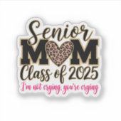 Oudere mama klas van 2025 sticker (Voorkant)